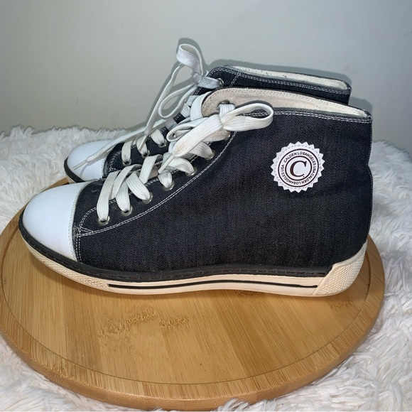 Calden Shoes Men’s Size 9 Los Angeles Sneakers Increasing Height Elevator Black - Picture 6 of 10